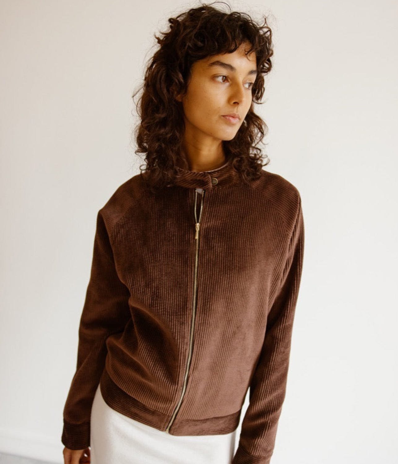 SKYROSS JACKET- BROWN | MUSIER PARIS | MUSIER PARIS SKYROSS JACKET- BROWN
