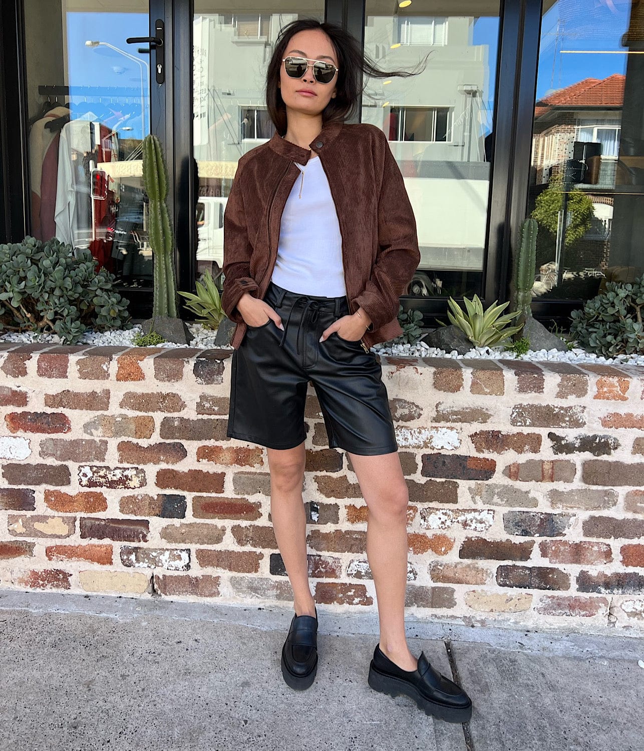 SKYROSS JACKET- BROWN | MUSIER PARIS | MUSIER PARIS SKYROSS JACKET- BROWN