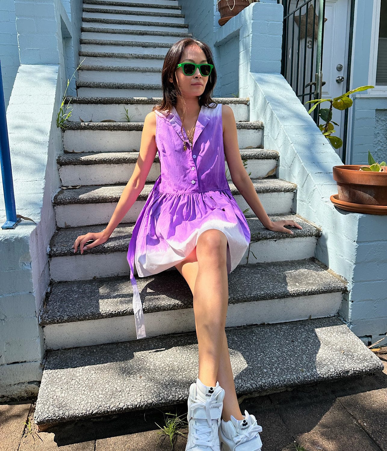 SLEEVELESS MINI DRESS- MULBERRY | LUUDA | LUUDA SLEEVELESS MINI DRESS- MULBERRY