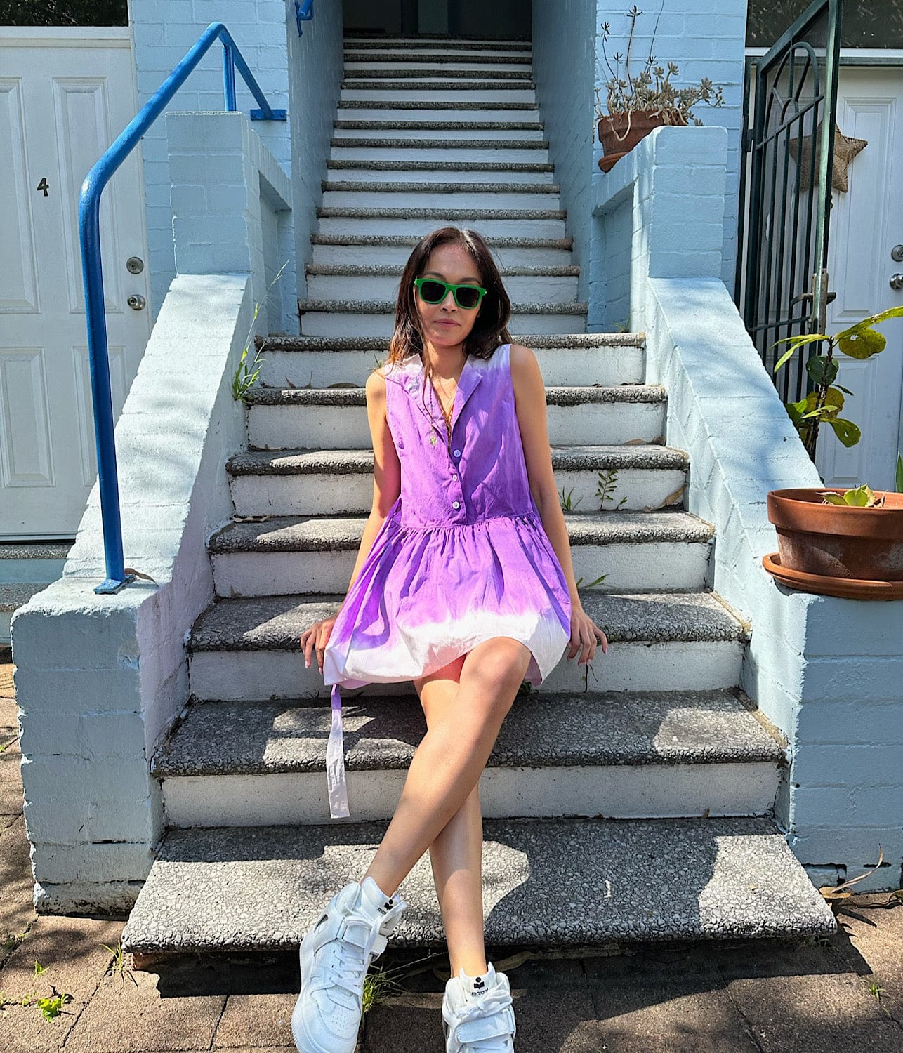SLEEVELESS MINI DRESS- MULBERRY | LUUDA | LUUDA SLEEVELESS MINI DRESS- MULBERRY