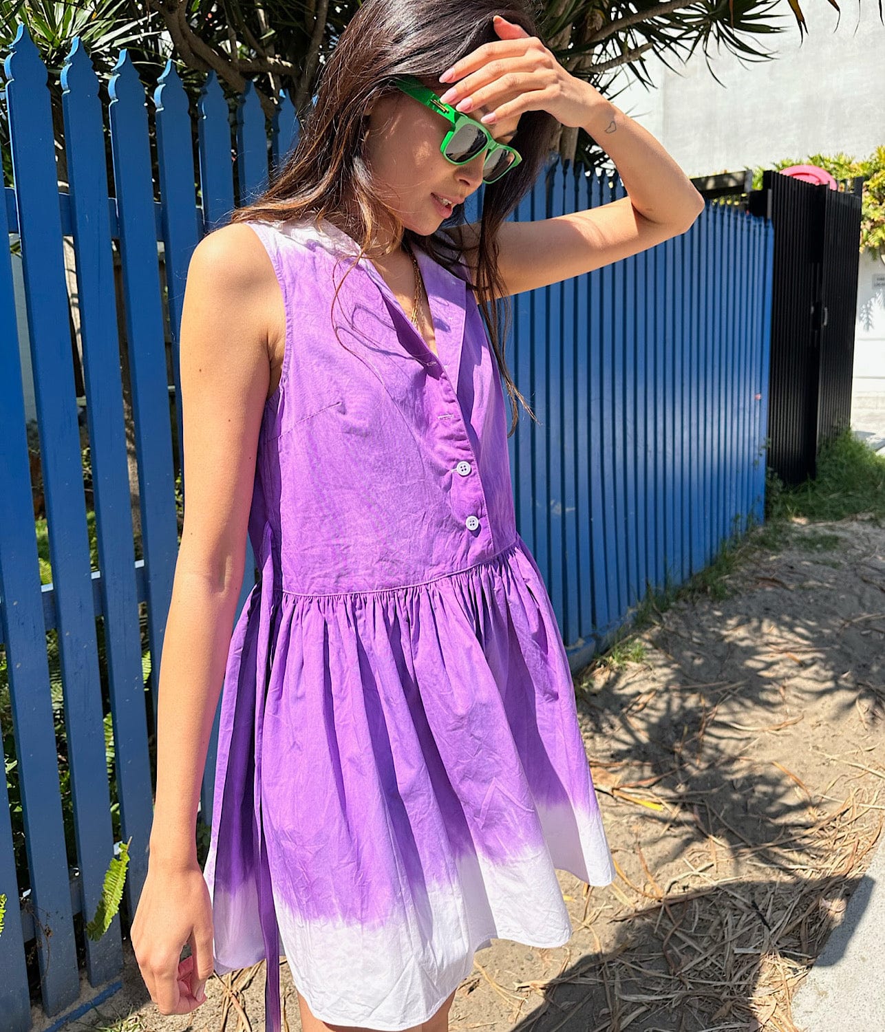 SLEEVELESS MINI DRESS- MULBERRY | LUUDA | LUUDA SLEEVELESS MINI DRESS- MULBERRY