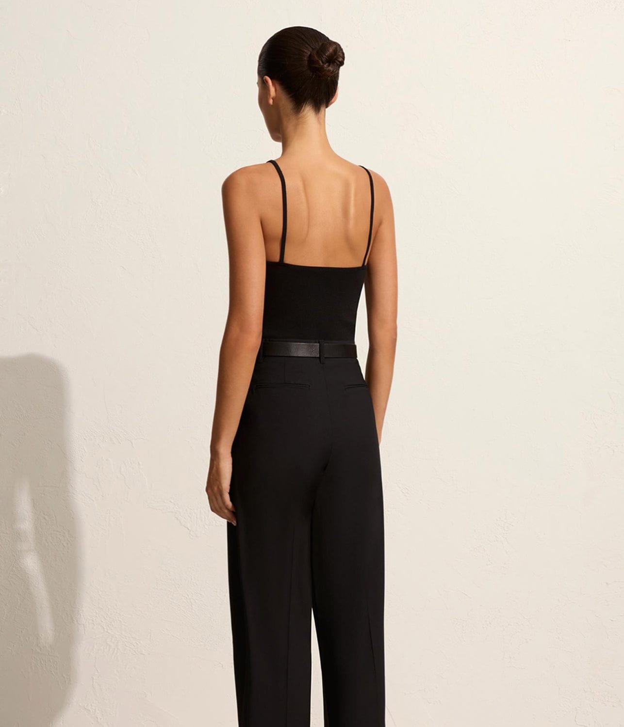SQUARE KNIT TOP- BLACK | MATTEAU | MATTEAU SQUARE KNIT TOP- BLACK