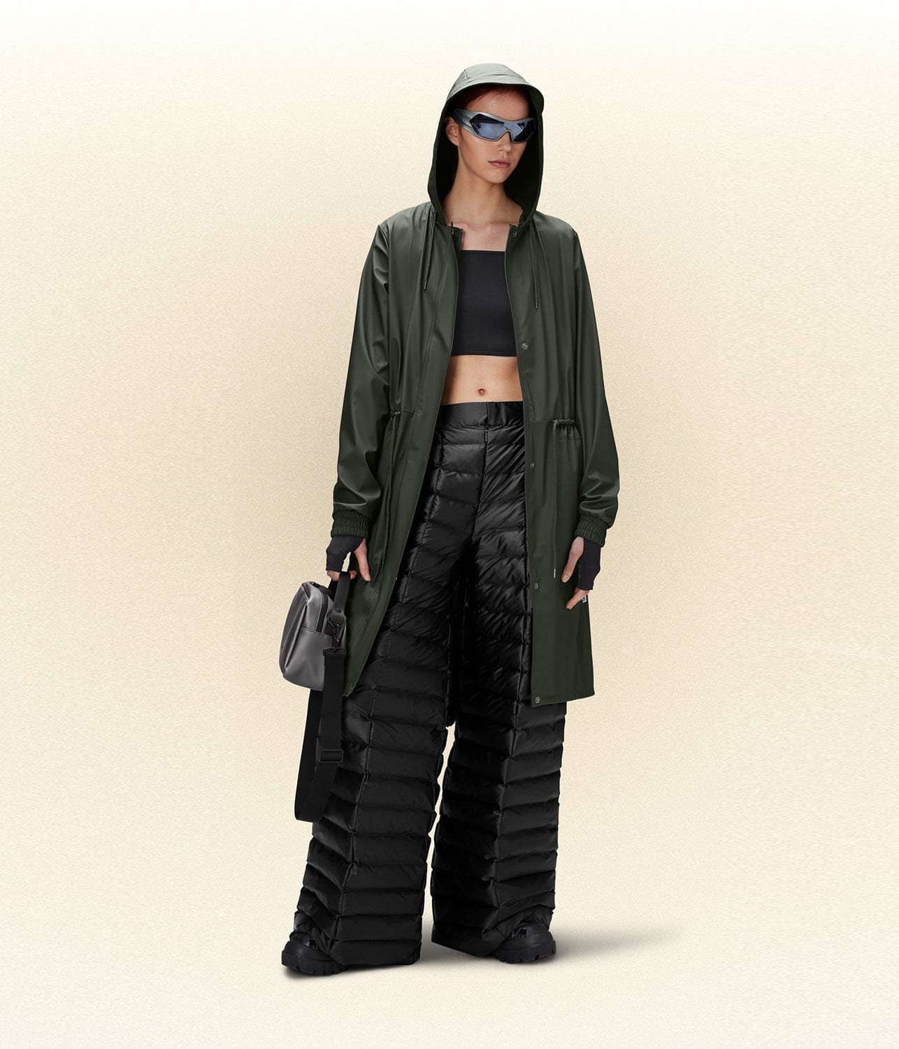 STRING PARKA- GREEN | RAINS | RAINS STRING PARKA- GREEN
