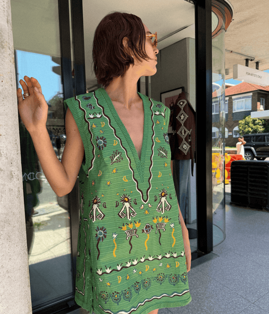 SUN DANCER MINI DRESS | ALEMAIS ALEMAIS SUN DANCER MINI DRESS