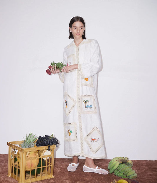 TEDDY SHIRT DRESS- MULTI | ALEMAIS | ALEMAIS TEDDY SHIRT DRESS- MULTI