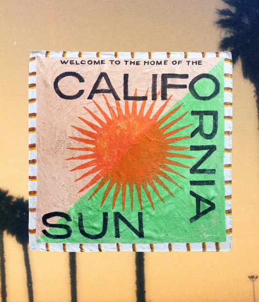 THE CALIFORNIA SUN SILK TRAVEL SCARF | ATLAS |  ATLAS THE CALIFORNIA SUN SILK TRAVEL SCARF
