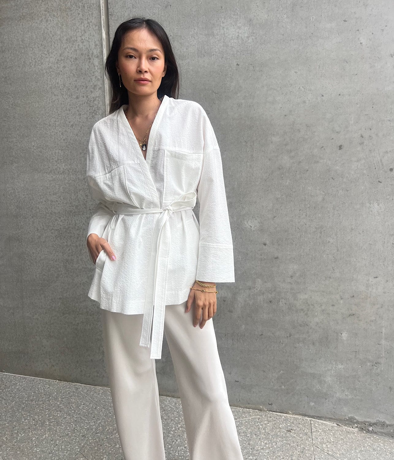 THE ERROL JACKET- PARCHMENT | A.EMERY | A.EMERY THE ERROL JACKET- PARCHMENT