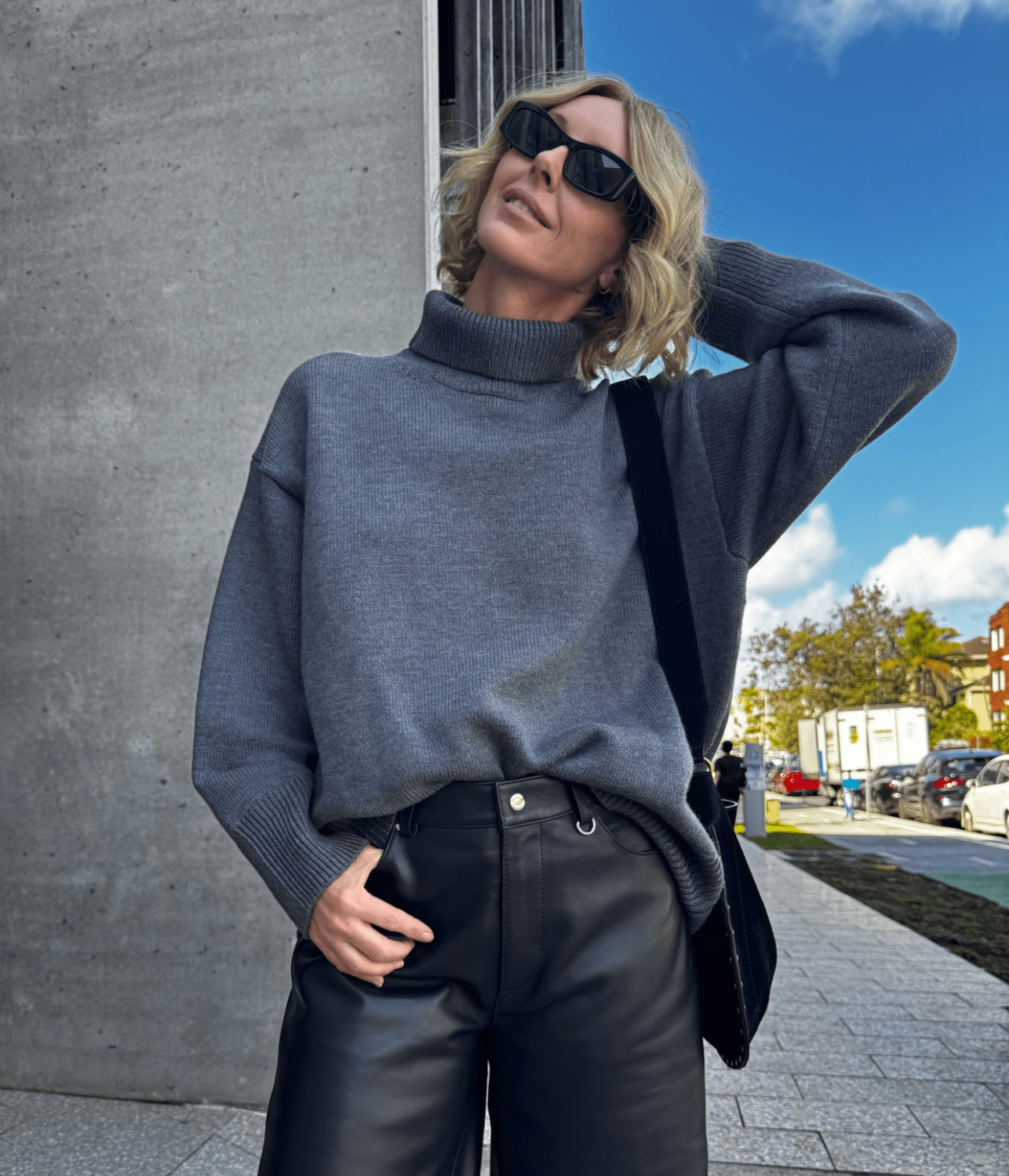 THE GIBSON FUNNEL KNIT | AEMERY  A.EMERY THE GIBSON FUNNEL KNIT