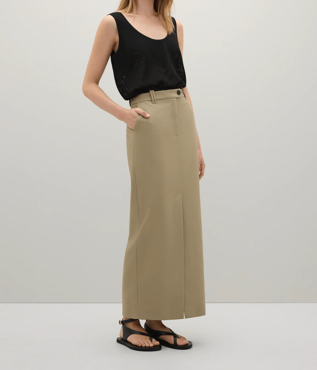 THE LARLEY SKIRT _ FAWN- | A.EMERY | A.EMERY THE LARLEY SKIRT