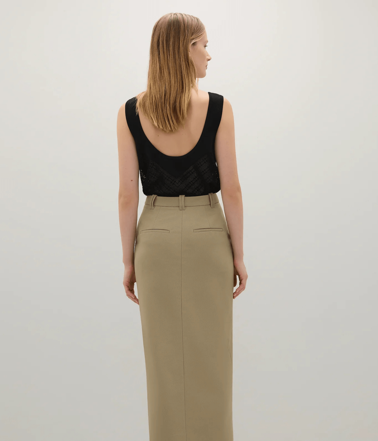 THE LARLEY SKIRT _ FAWN- | A.EMERY | A.EMERY THE LARLEY SKIRT