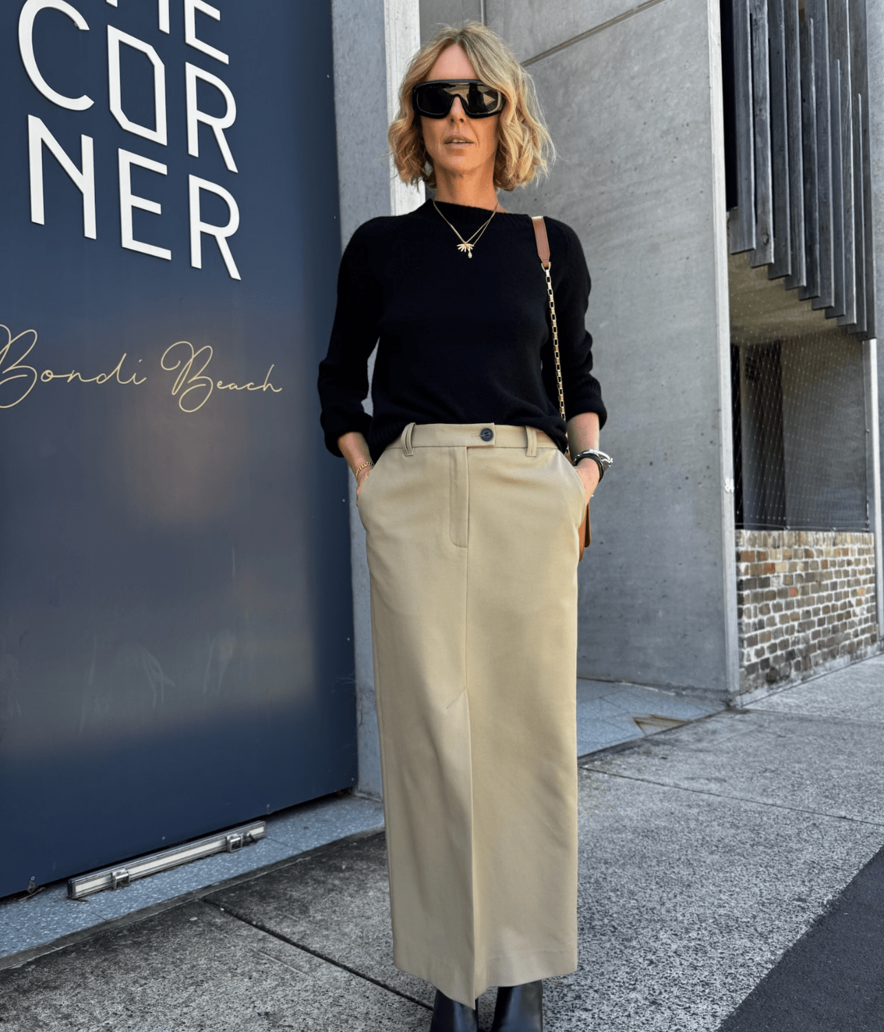 THE LARLEY SKIRT _ FAWN- | A.EMERY | A.EMERY THE LARLEY SKIRT