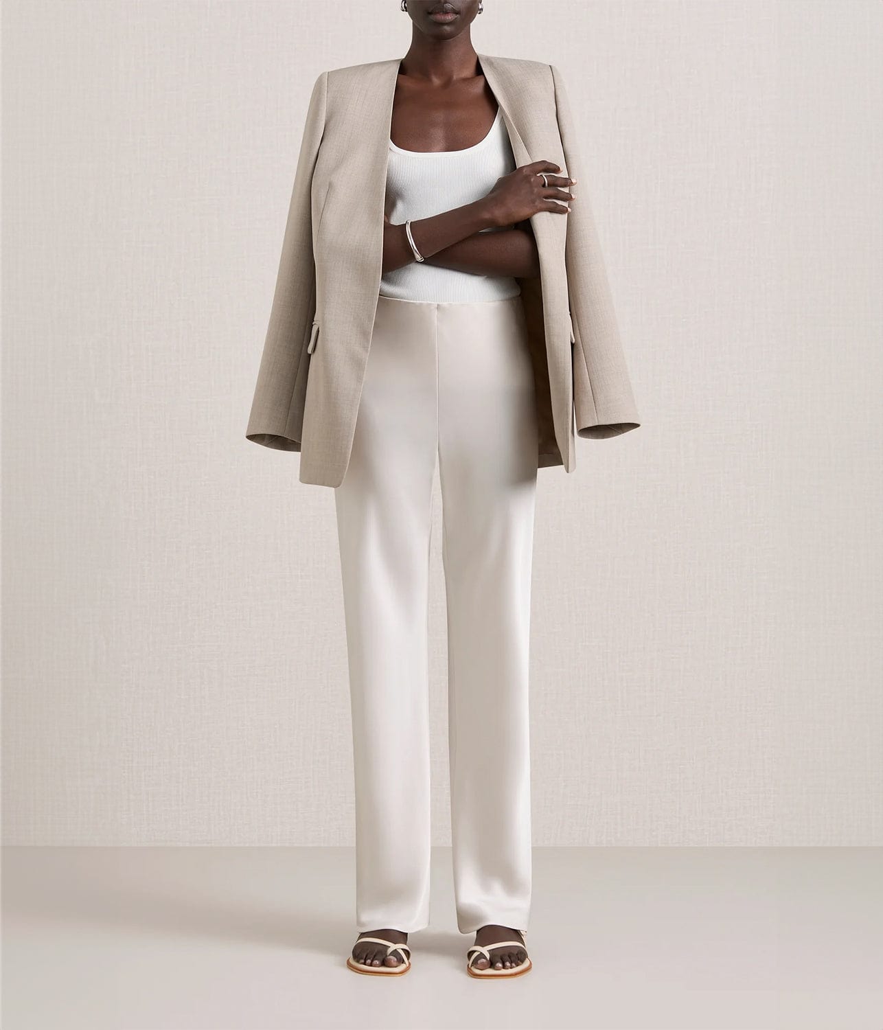 THE MYRNA PANT- OYSTER | A.EMERY | A.EMERY THE MYRNA PANT- OYSTER