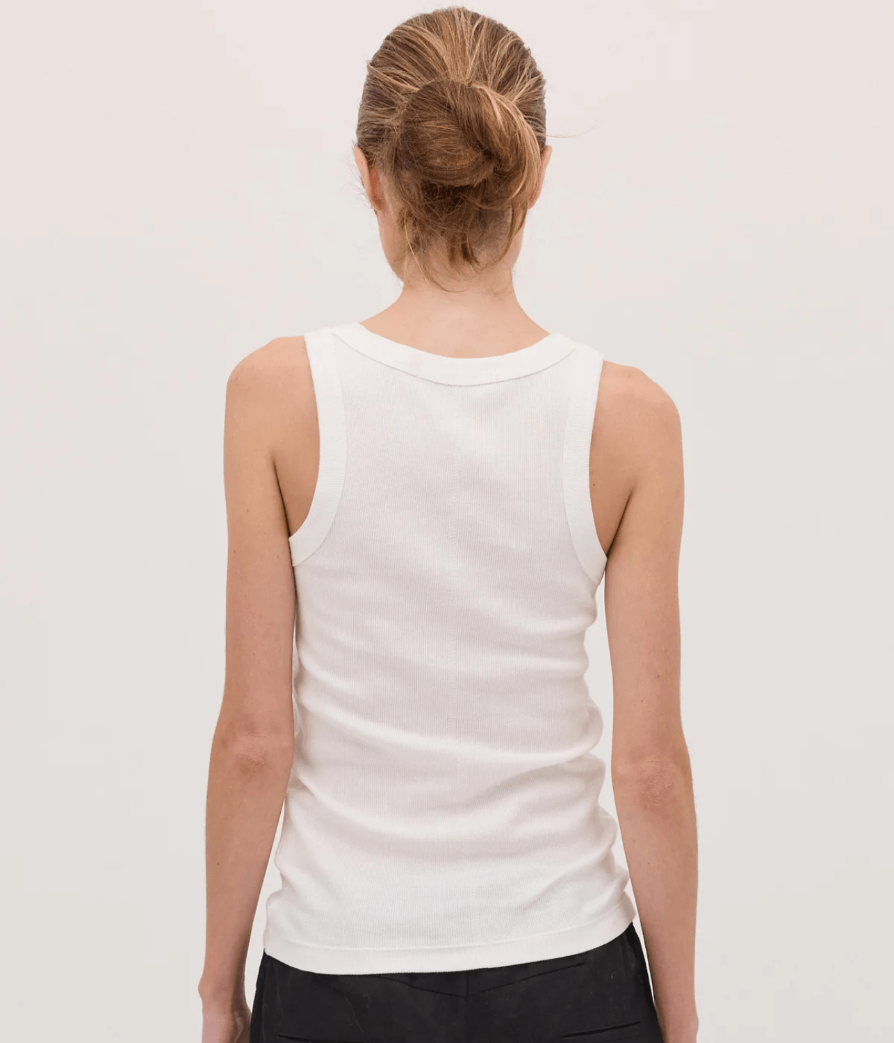 THE RIBBED TANK | CLOTH AND CO | WHITE CLOTH & CO THE RIBBED TANK