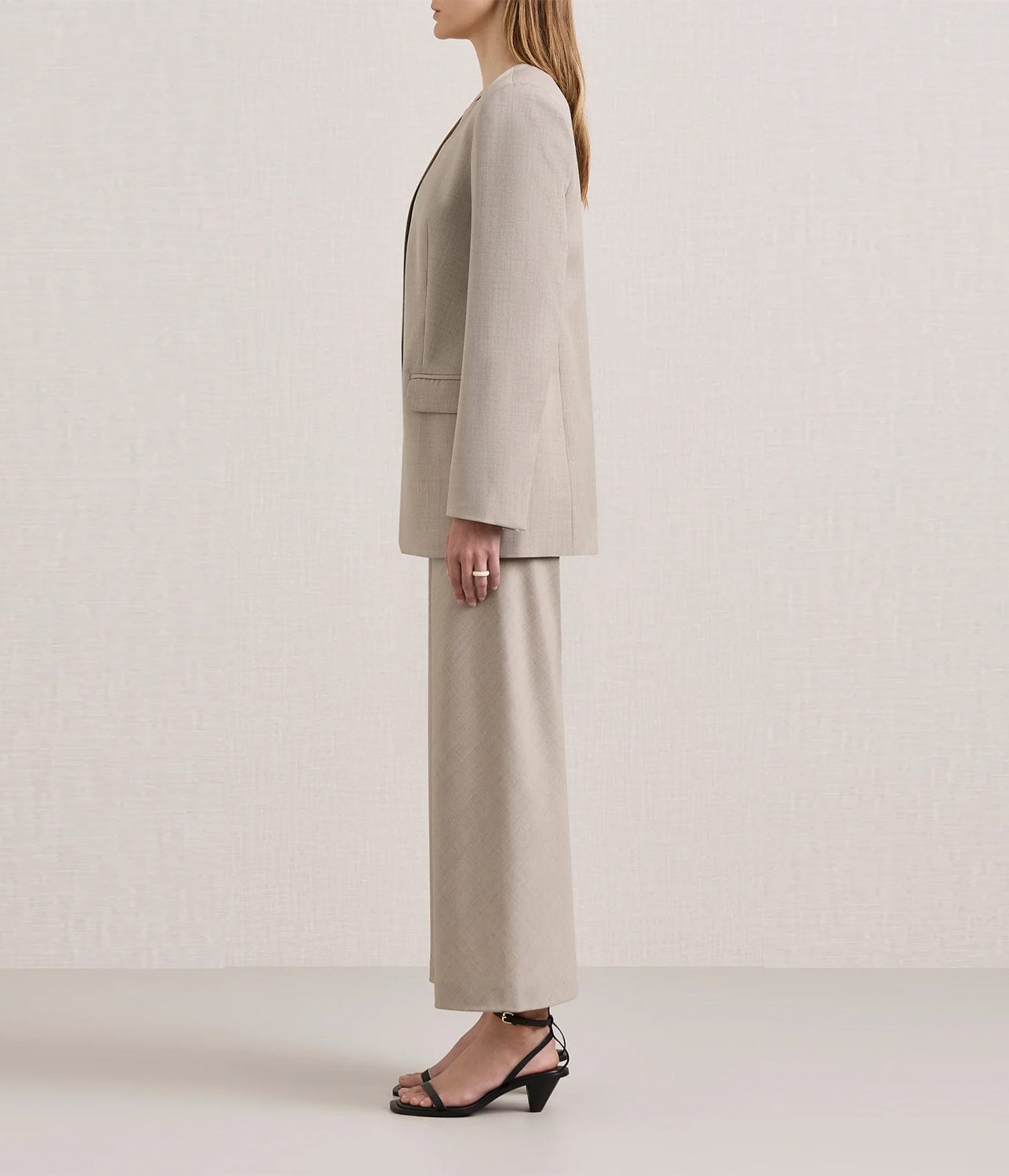 THE ROSALIND BLAZER- ALMOND | A.EMERY | A.EMERY THE ROSALIND BLAZER- ALMOND