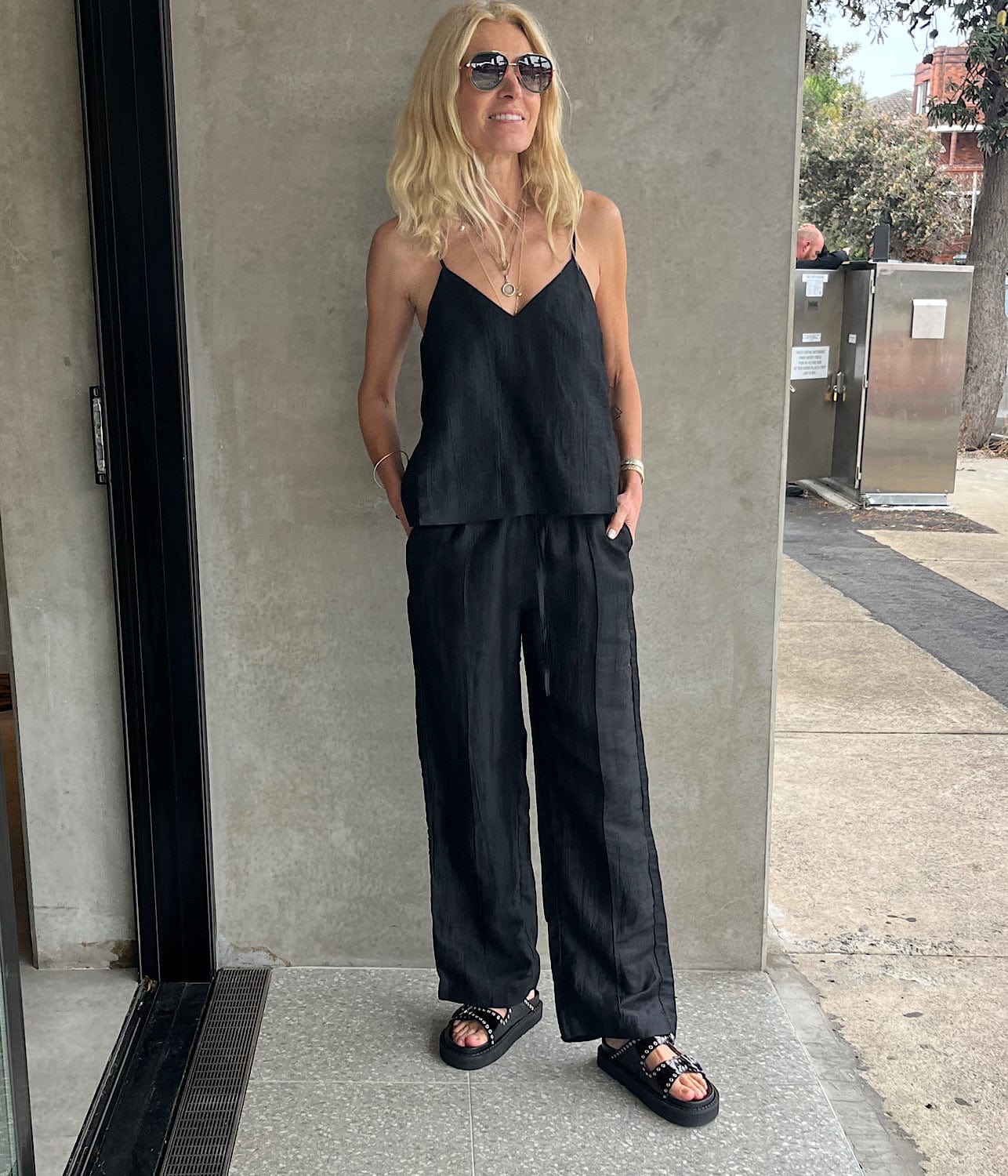THEO CAMI - BLACK | SJC MADE FOR TRAVEL | SJC MADE FOR TRAVEL THEO CAMI - BLACK