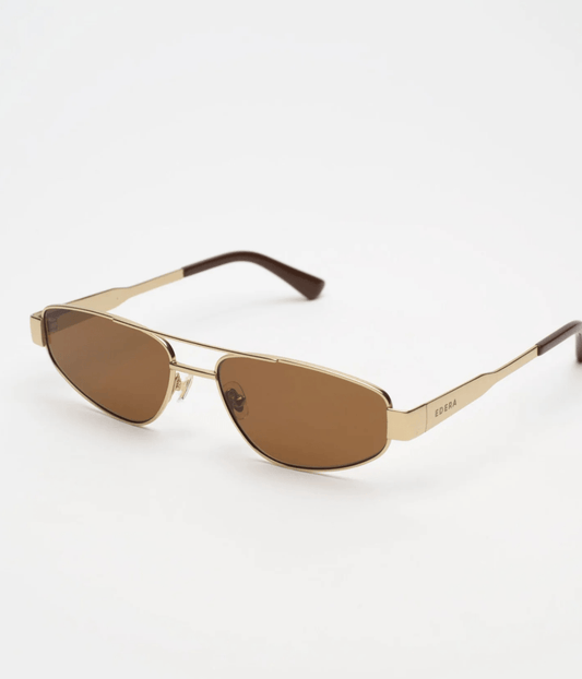 TITANIUM GOLD TOFFEE SUNGLASSES | EDERA  EDERA ANAIS TITANIUM GOLD TOFFEE SUNGLASSES