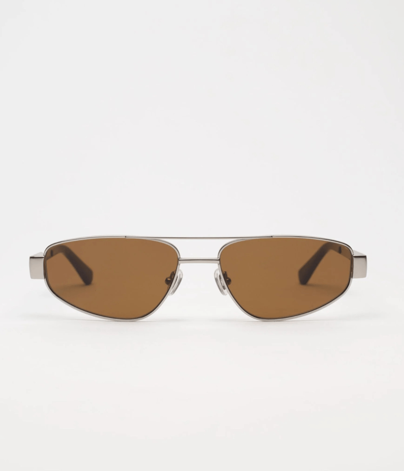 TITANIUM SILVER SUNGLASSES | EDERA EDERA ANAIS TITANIUM SILVER SUNGLASSES