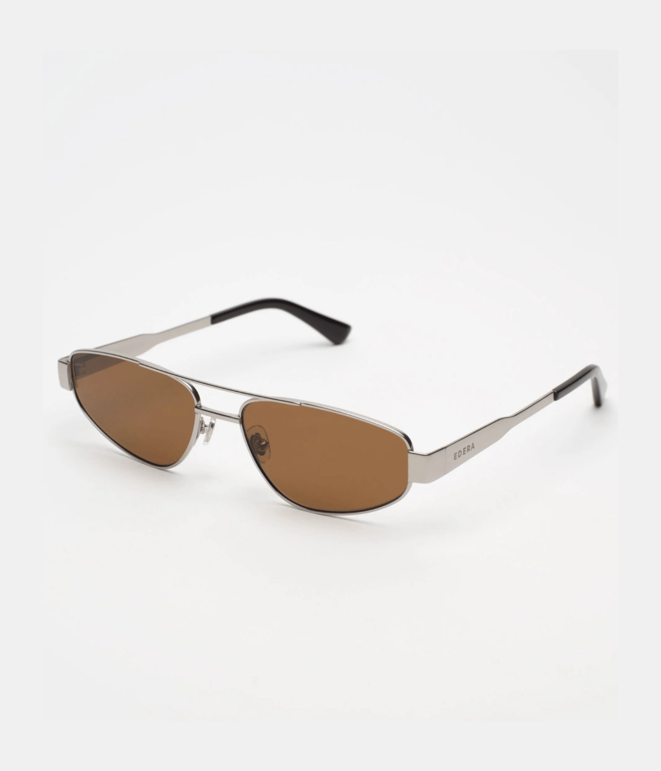 TITANIUM SILVER SUNGLASSES | EDERA EDERA ANAIS TITANIUM SILVER SUNGLASSES