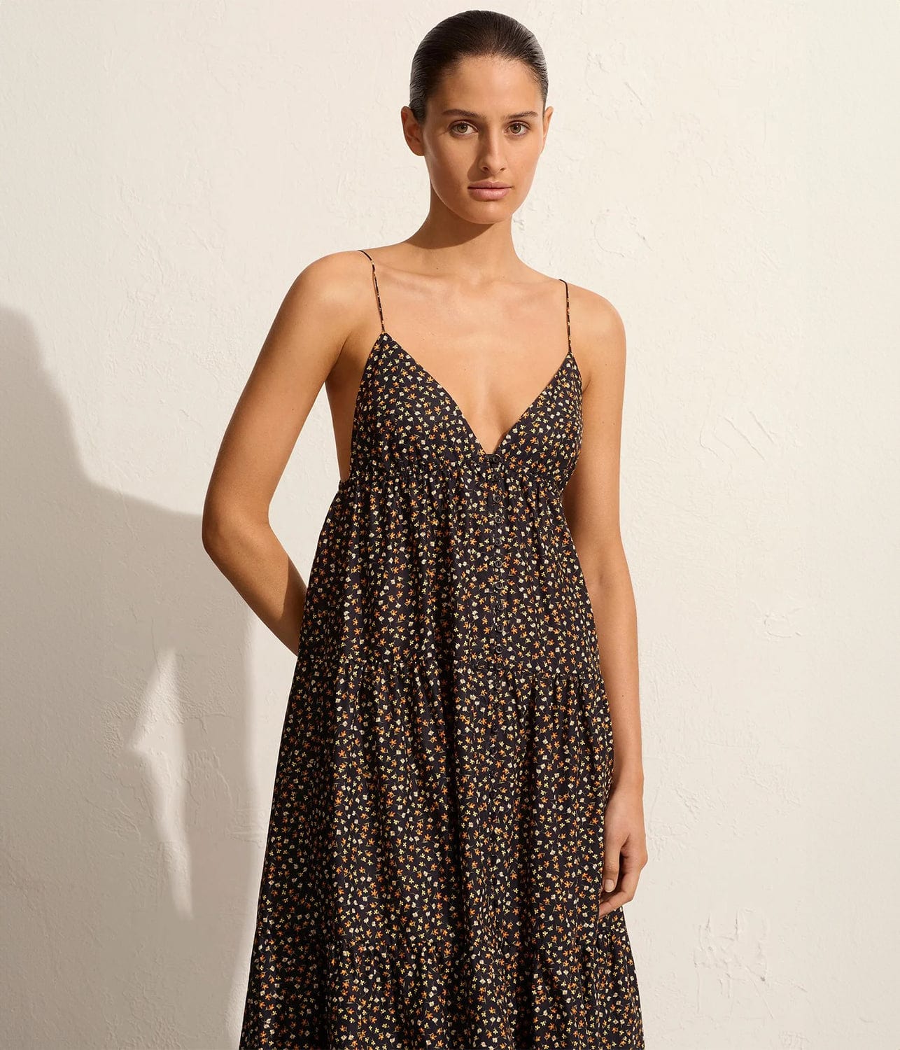 TRIANGLE TIERED SUNDRESS- MEADOW | MATTEAU | MATTEAU TRIANGLE TIERED SUNDRESS- MEADOW