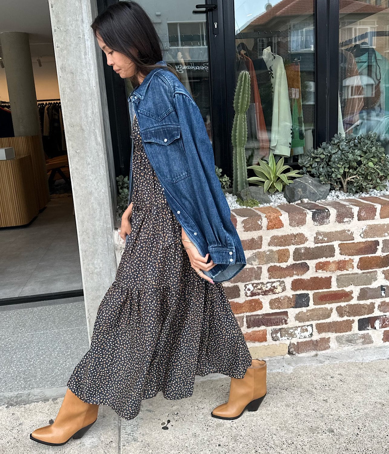 TRIANGLE TIERED SUNDRESS- MEADOW | MATTEAU | MATTEAU TRIANGLE TIERED SUNDRESS- MEADOW