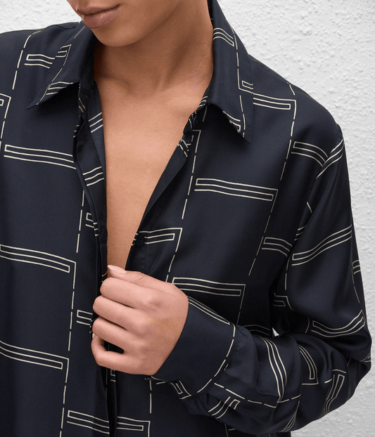 TWILL LONG SLEEVE SHIRT | MATTEAU MATTEAU TWILL LONG SLEEVE SHIRT