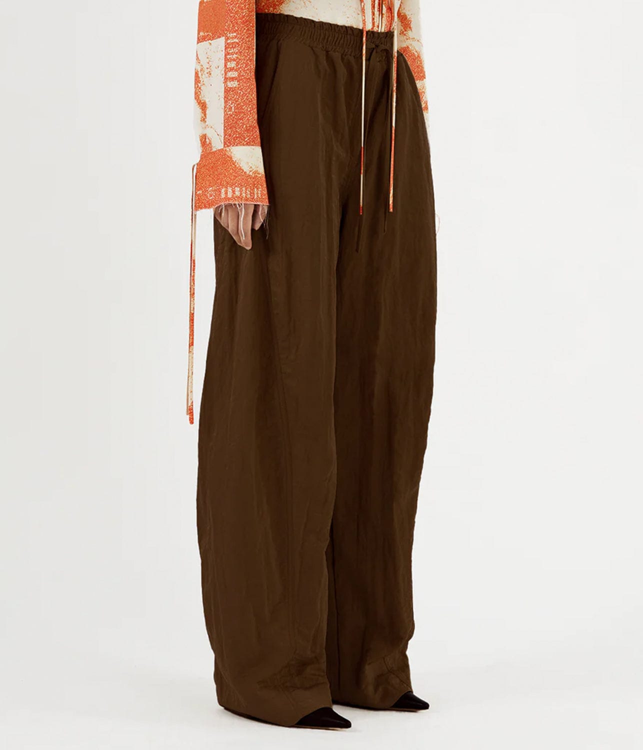 UNA TROUSERS- BROWN | REJINA PYO | REJINA PYO UNA TROUSERS- BROWN