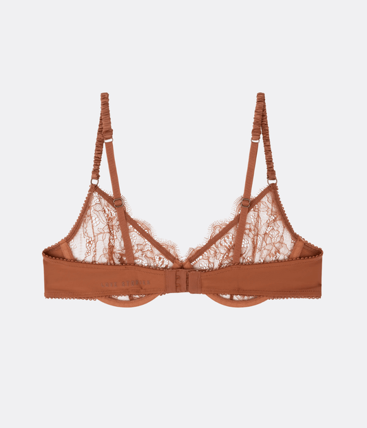 UNDERCOVERS UNPADDED WIRE BRA | LOVE STORIES LOVE STORIES ROMEO | BROWN