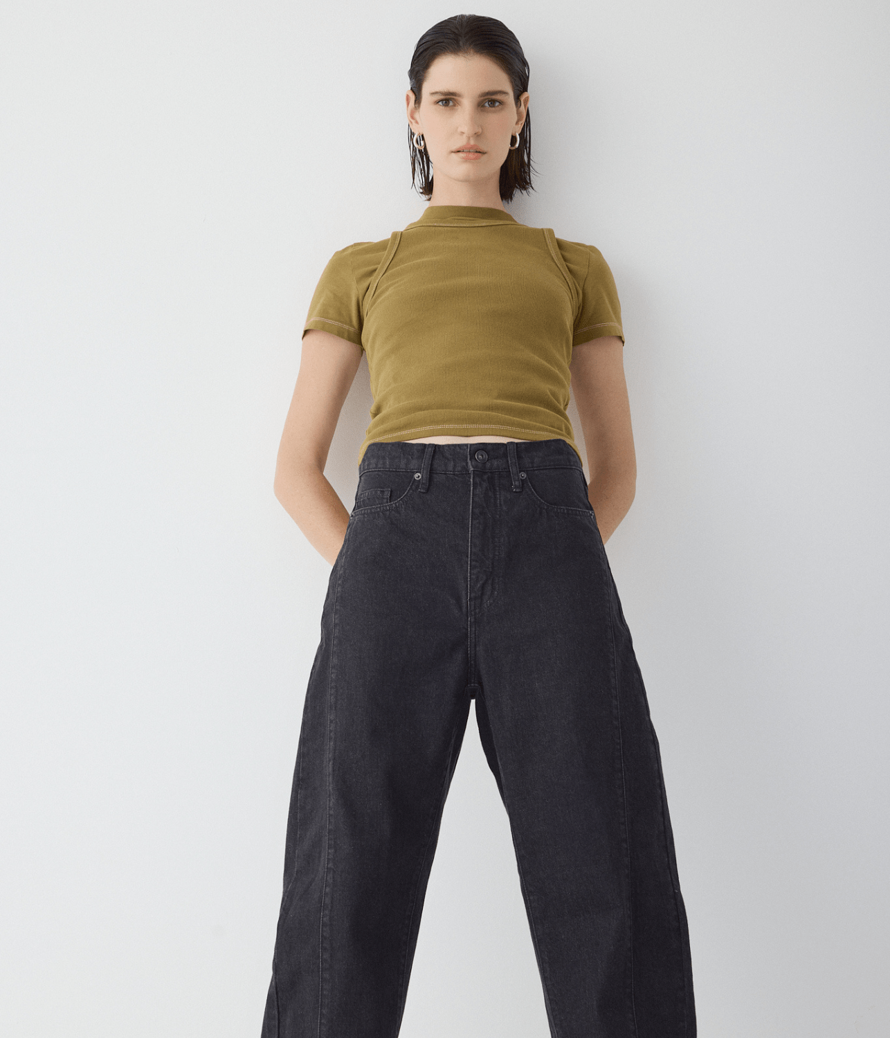 UTAH MID SLOUCHY JEAN BLACK | OUTLAND DENIM OUTLAND DENIM UTAH MID SLOUCHY JEAN BLACK