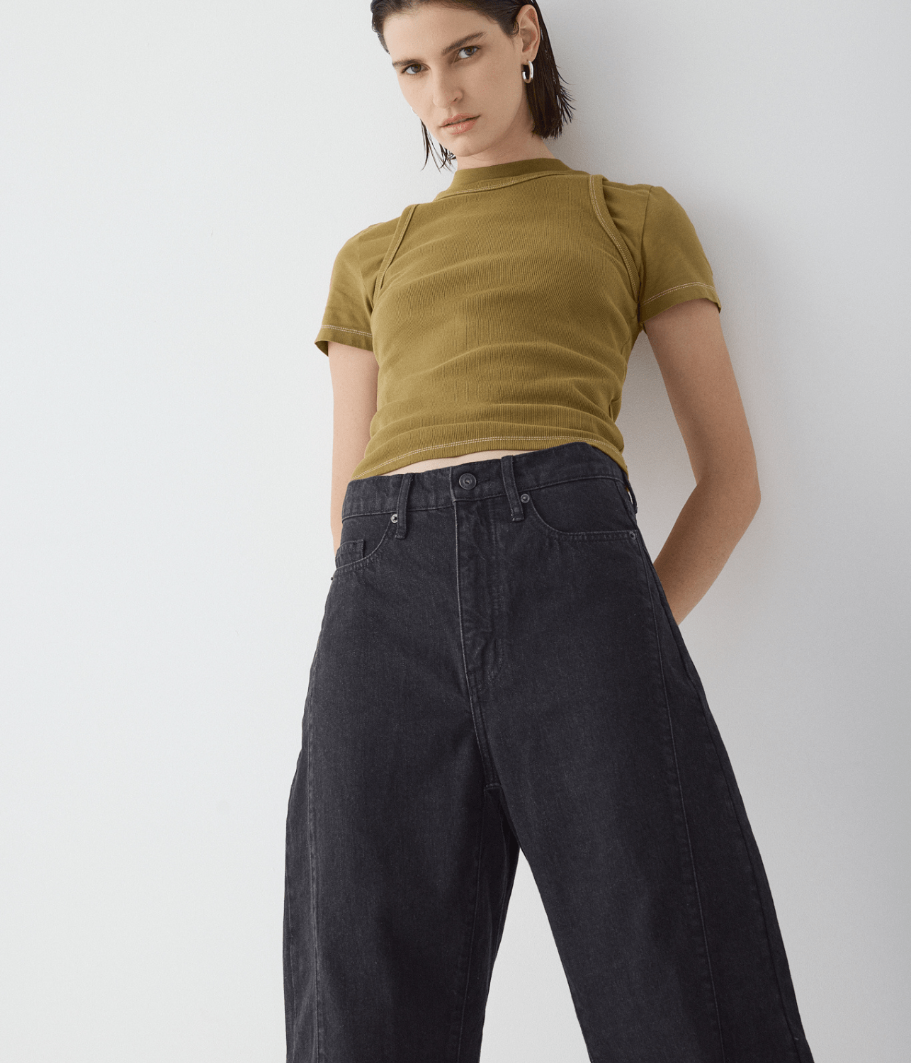 UTAH MID SLOUCHY JEAN BLACK | OUTLAND DENIM OUTLAND DENIM UTAH MID SLOUCHY JEAN BLACK