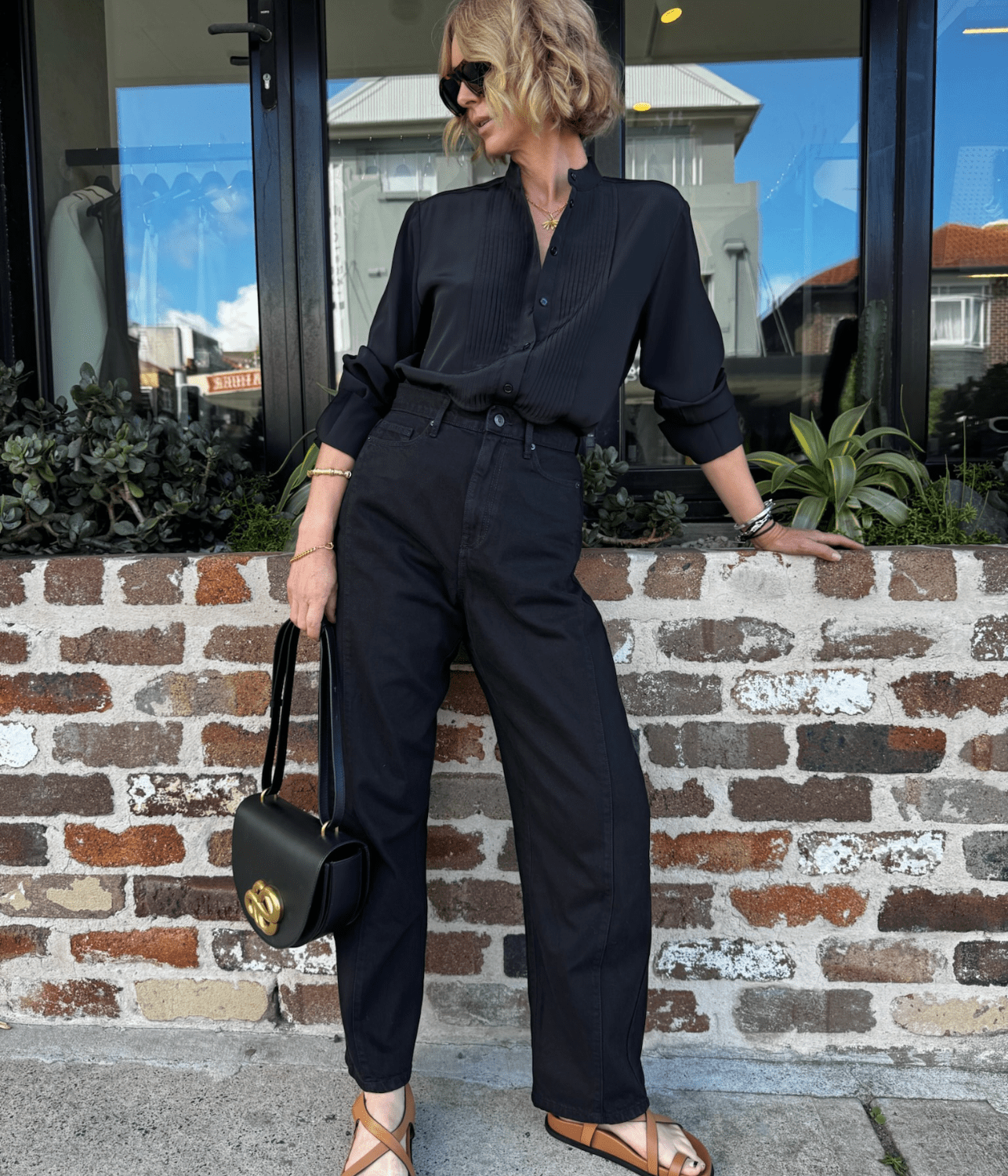 UTAH MID SLOUCHY JEAN BLACK | OUTLAND DENIM OUTLAND DENIM UTAH MID SLOUCHY JEAN BLACK