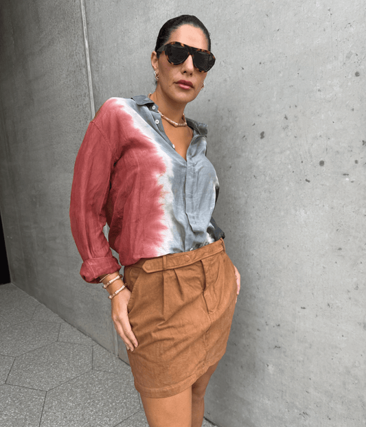 UTILITY MINI SKIRT CINNAMON | LUUDA LUUDA UTILITY MINI SKIRT CINNAMON