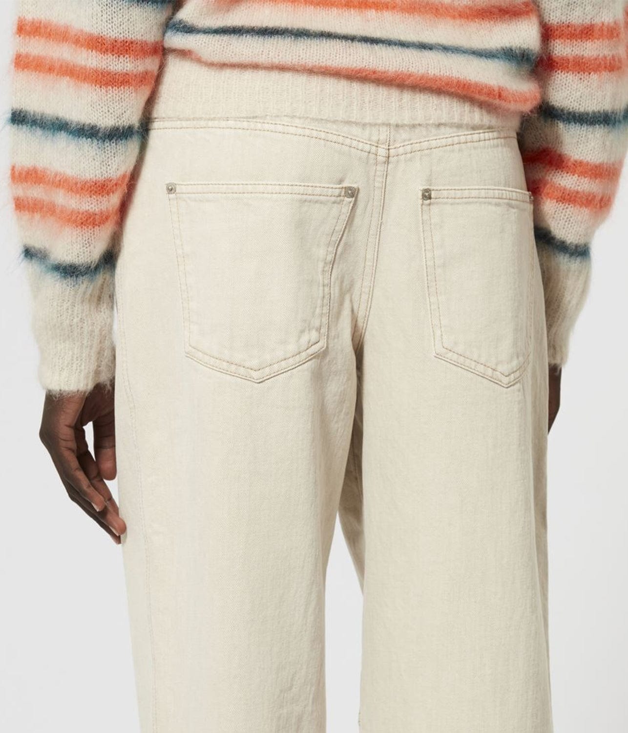 VALERIA PANTS - ECRU | ISABEL MARANT | ISABEL MARANT VALERIA PANTS - ECRU
