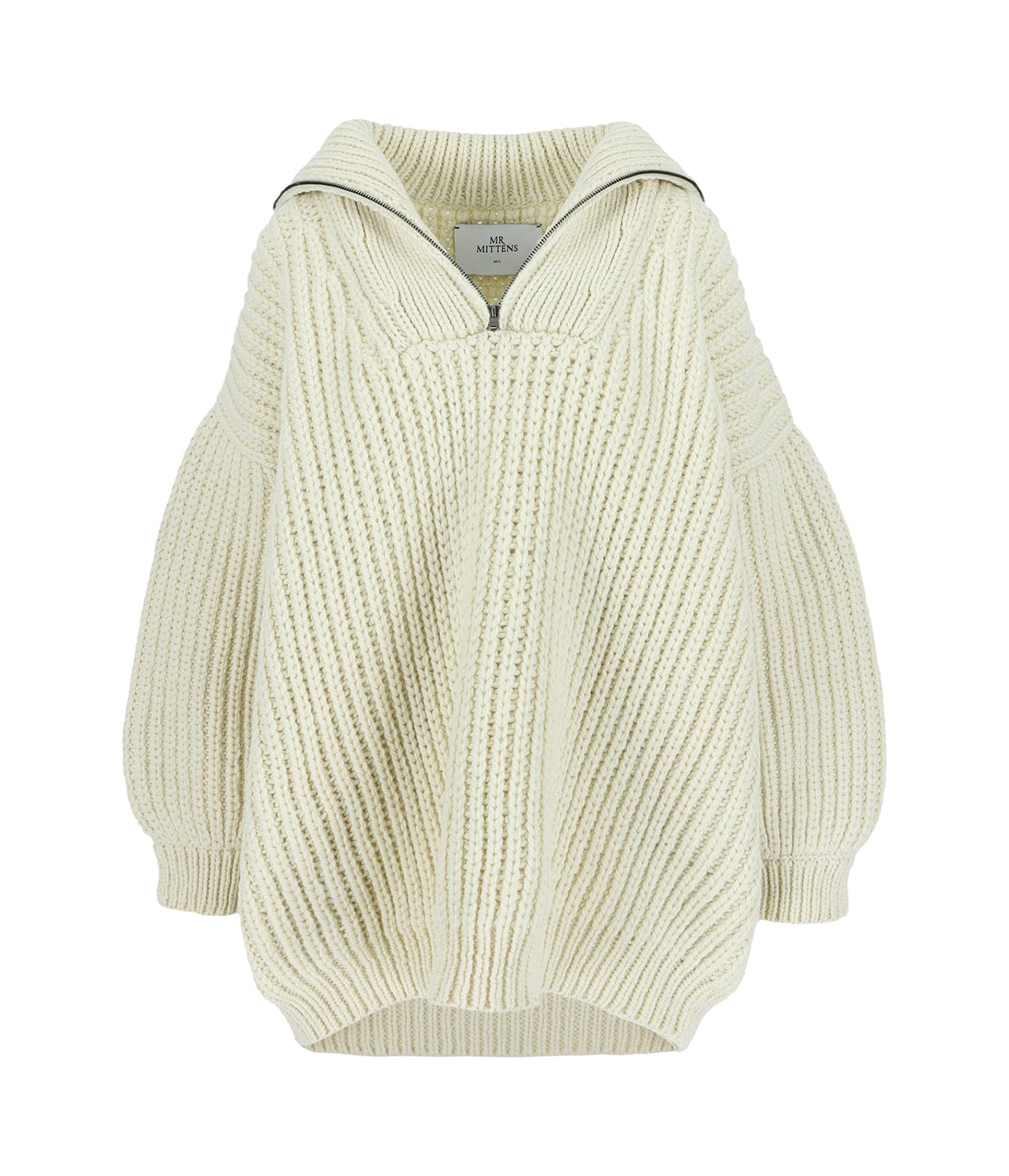 VENSON FISH HIGH NECK JUMPER- CREAM MR MITTENS | MR MITTENS VENSON FISH HIGH NECK JUMPER- CREAM