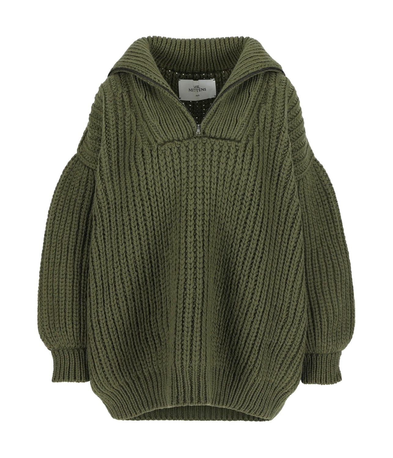 VENSON FISH HIGH NECK JUMPER- KHAKI | MR MITTENS | MR MITTENS VENSON FISH HIGH NECK JUMPER- KHAKI