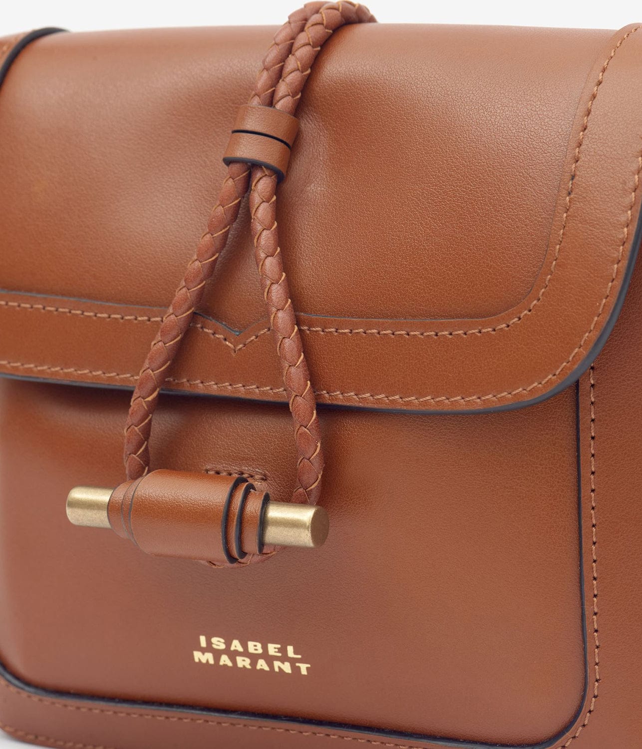 VIGO FLAP BAG- COGNAC | ISABEL MARANT | ISABEL MARANT VIGO FLAP BAG- COGNAC