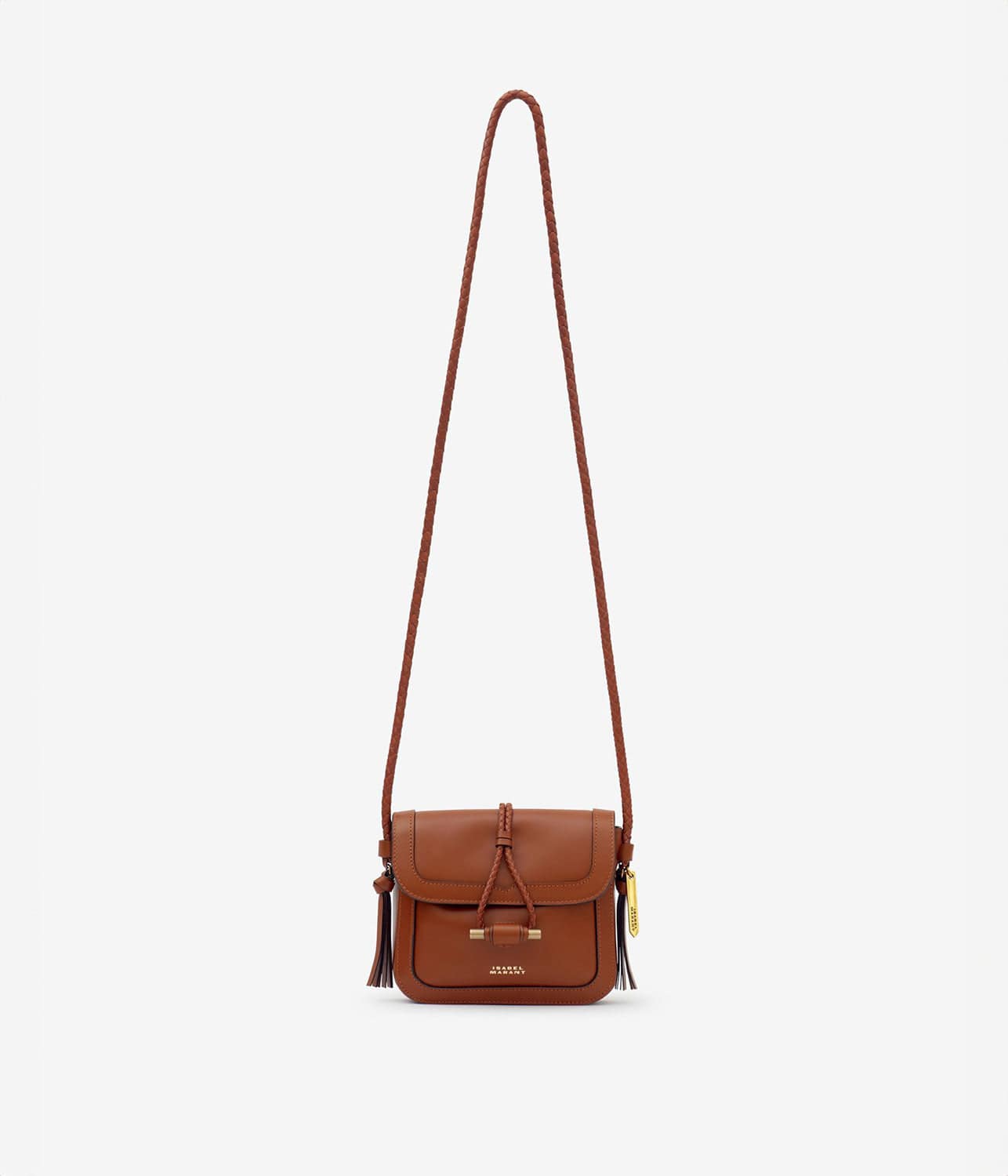 VIGO FLAP BAG- COGNAC | ISABEL MARANT | ISABEL MARANT VIGO FLAP BAG- COGNAC