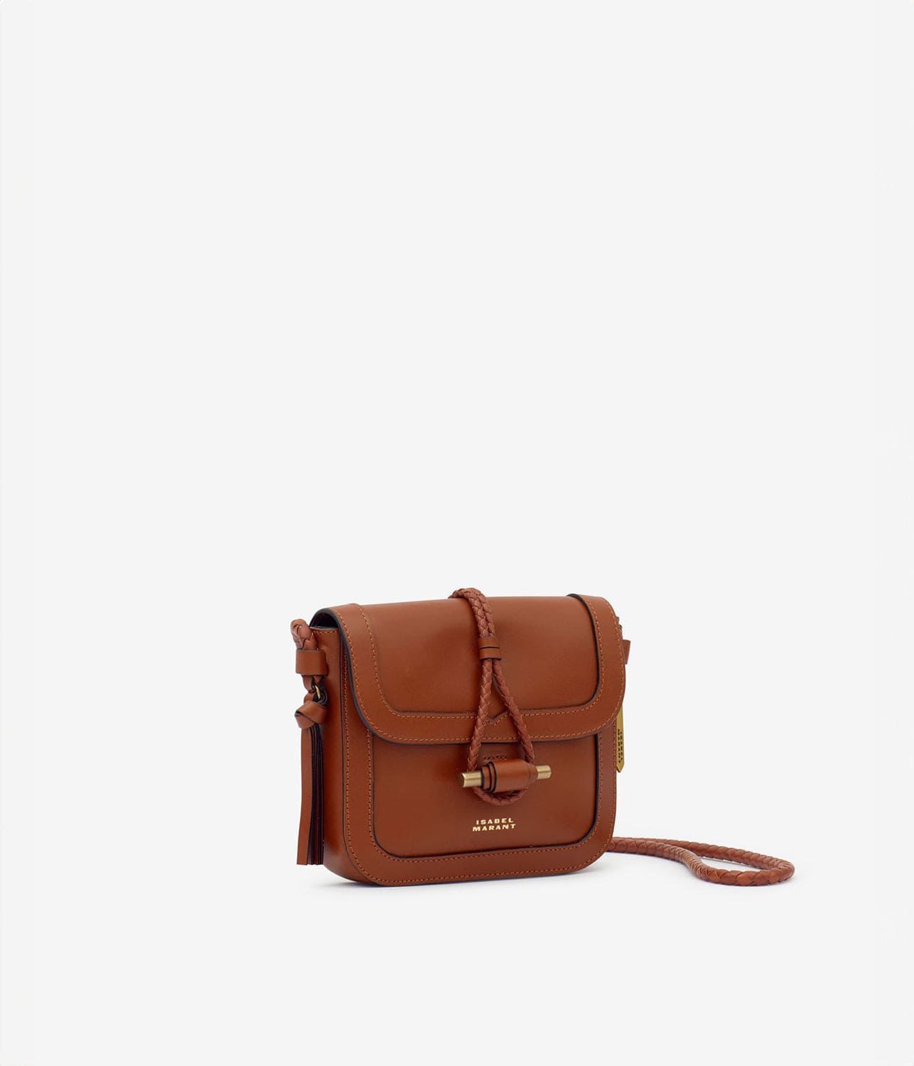 VIGO FLAP BAG- COGNAC | ISABEL MARANT |  ISABEL MARANT VIGO FLAP BAG- COGNAC