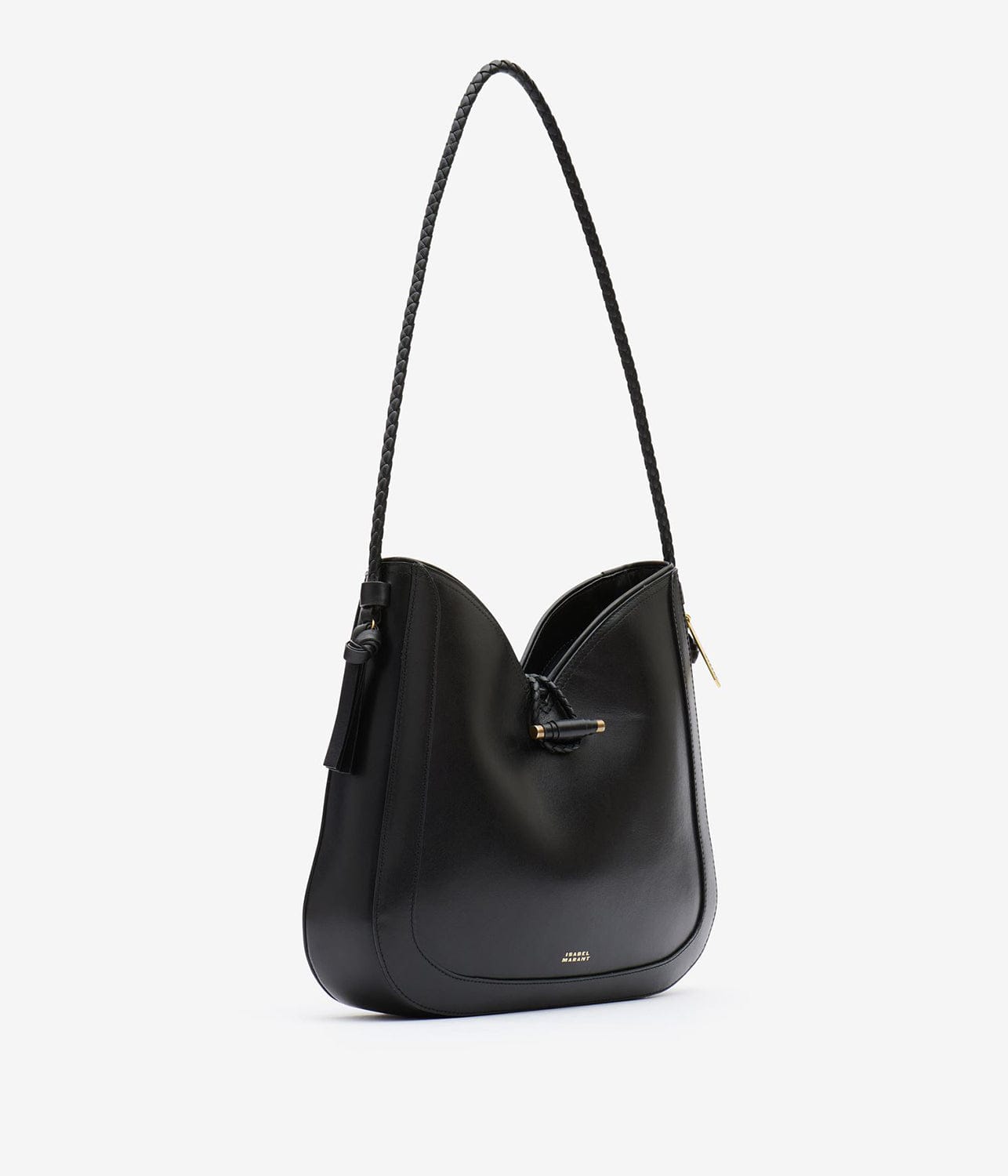 VIGO HOBO SHOULDER BAG- BLACK | ISABEL MARANT | ISABEL MARANT VIGO HOBO SHOULDER BAG- BLACK