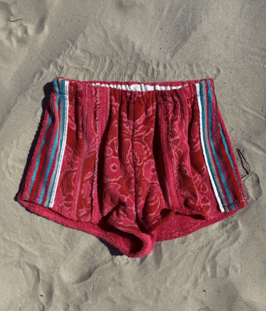 VINTAGE STRIPE SHORT RED | ORANA O.R.A.N.A VINTAGE STRIPE SHORT RED