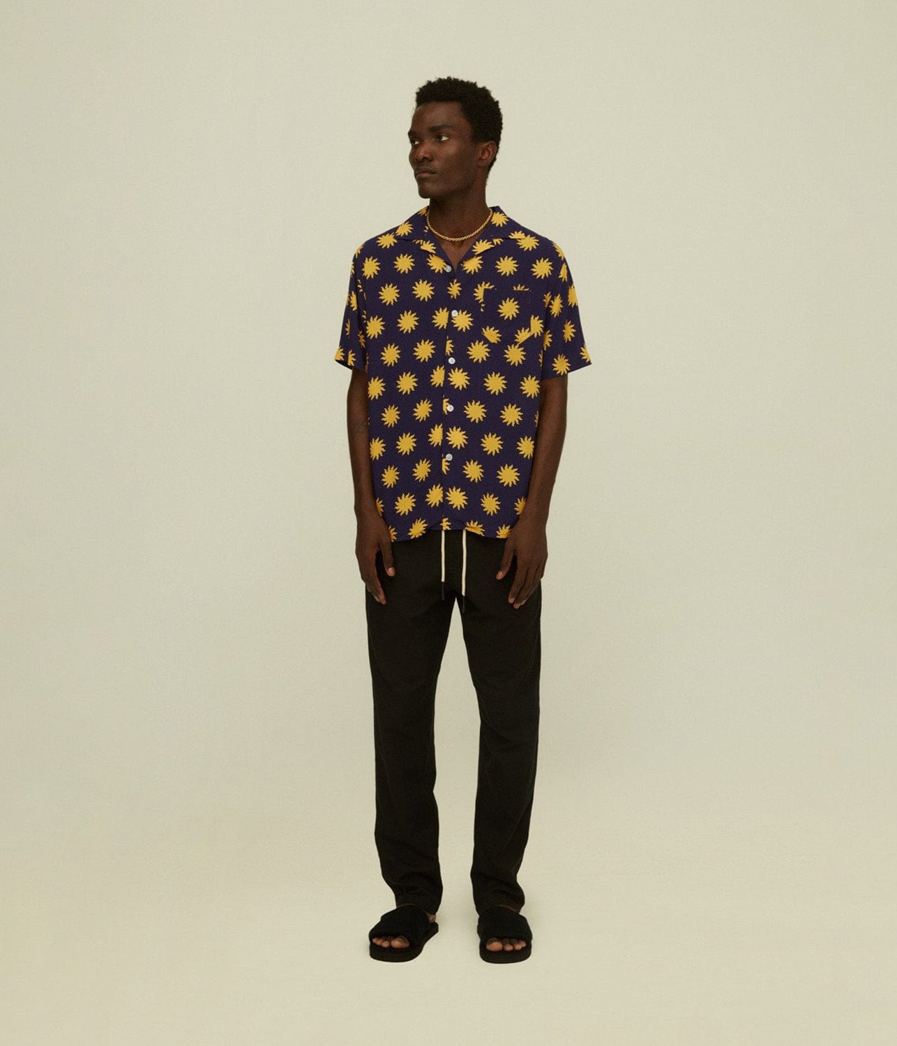 VISCOSE SHIRT - SUNDAY SUN | OAS COMPANY | OAS COMPANY VISCOSE SHIRT - SUNDAY SUN