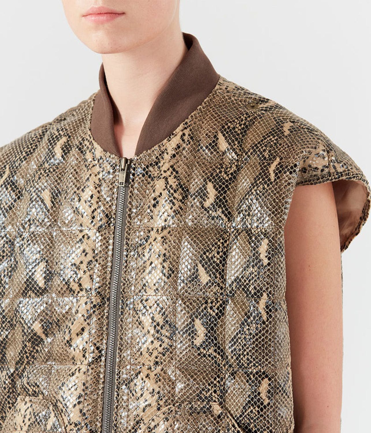 WELLS BOMBER JACKET- SNAKE | REJINA PYO | REJINA PYO WELLS BOMBER JACKET- SNAKE