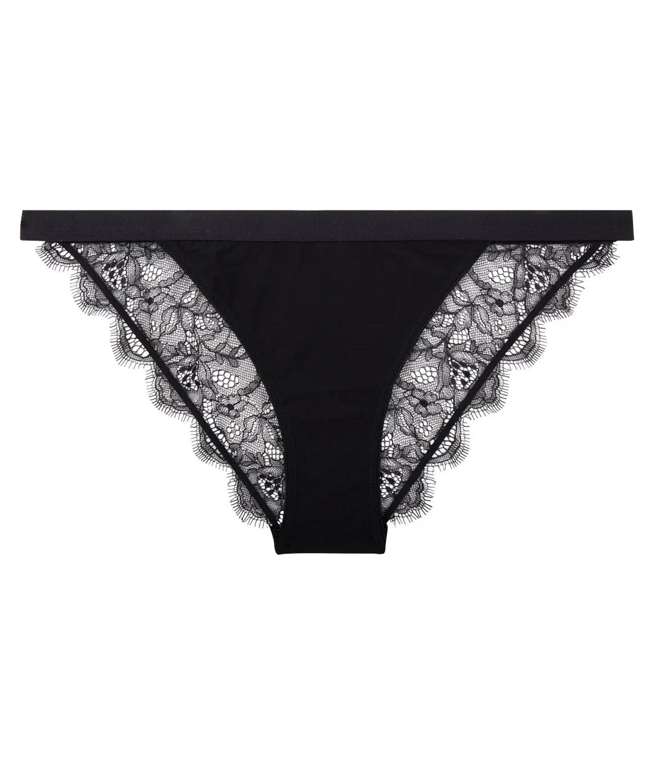 WILD ROSE LACE TANGA BRIEF- BLACK | LOVE STORIES |  LOVE STORIES WILD ROSE LACE TANGA BRIEF- BLACK