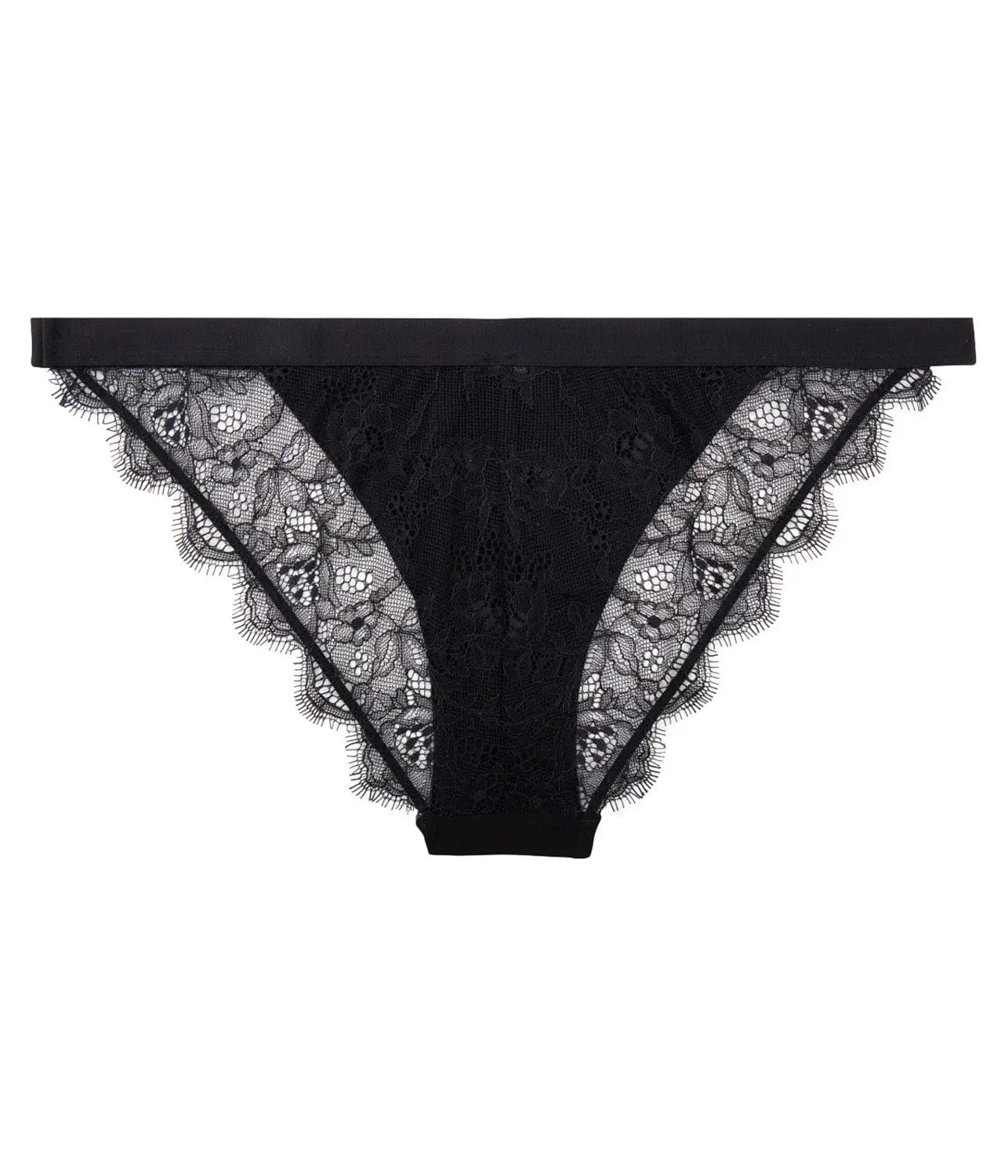 WILD ROSE LACE TANGA BRIEF- BLACK | LOVE STORIES |  LOVE STORIES WILD ROSE LACE TANGA BRIEF- BLACK