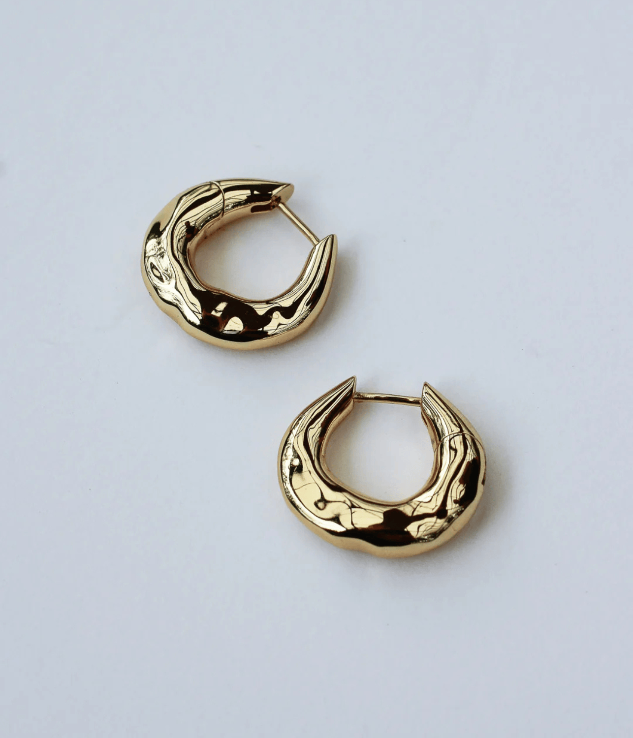 WONKY HOOP EARRINGS | F AND H STUDIOS F+H WONKY HOOP EARRINGS