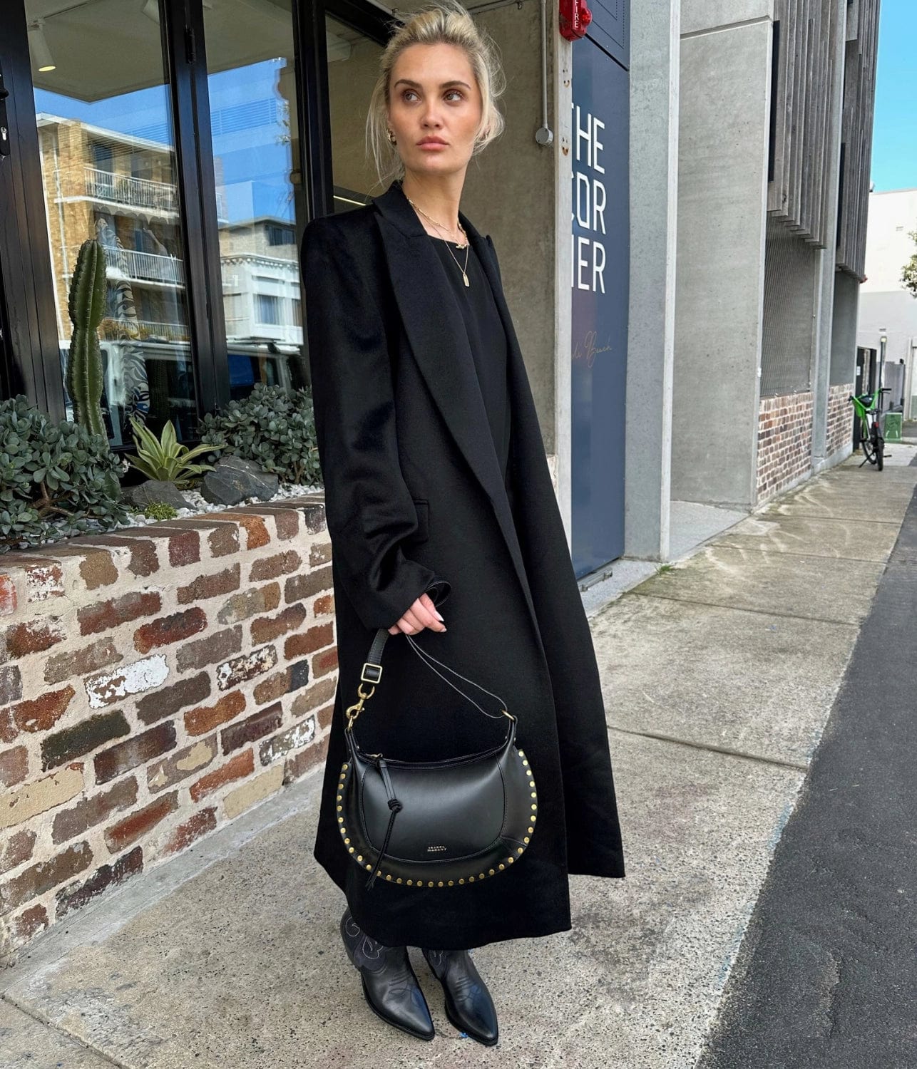 WOOL FELT COAT- BLACK | BEARE PARK | BEARE PARK WOOL FELT COAT- BLACK