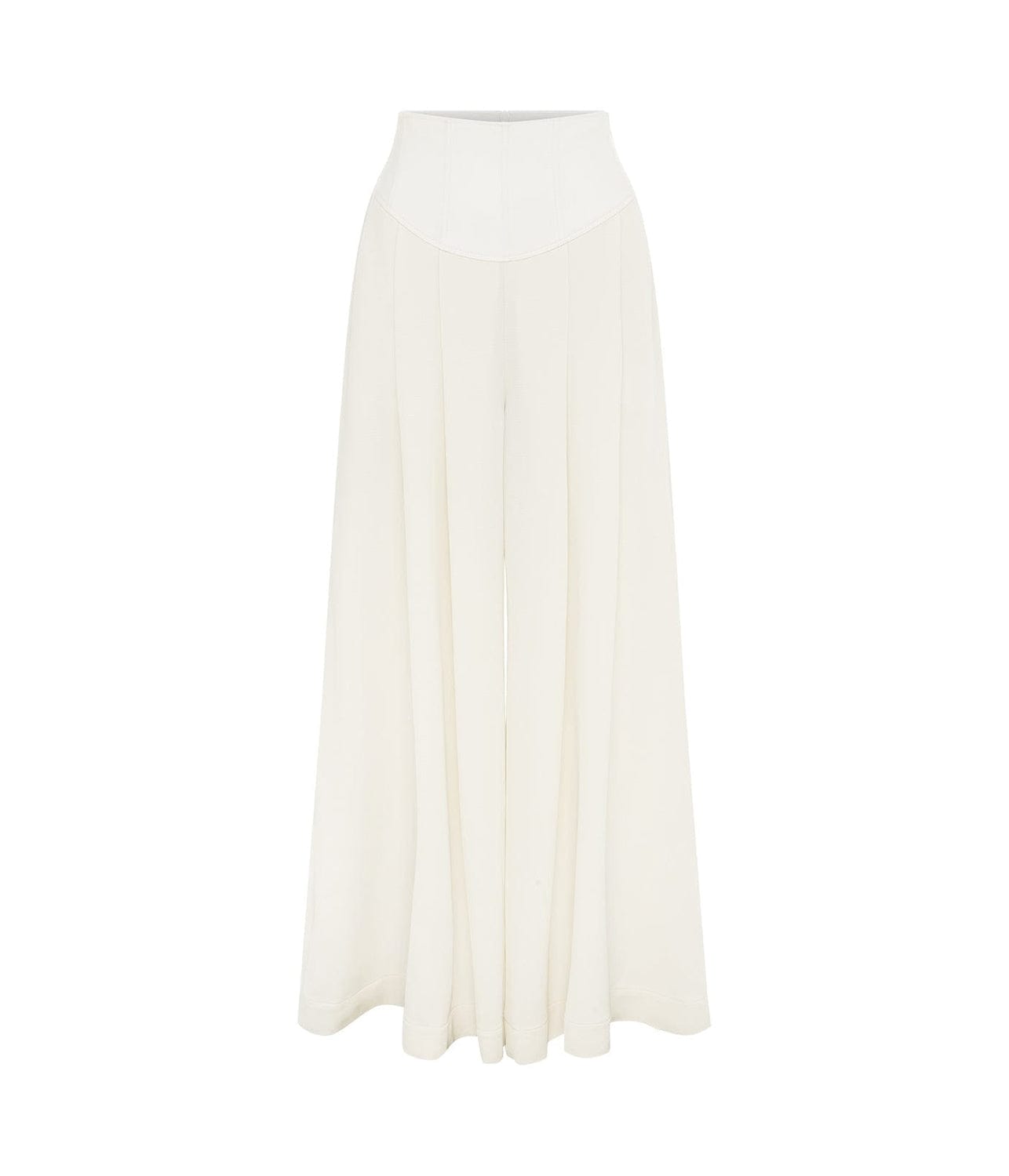 XAVIER HIGH WAISTED PANT-ECRU | ALEMAIS | ALEMAIS XAVIER HIGH WAISTED PANT-ECRU