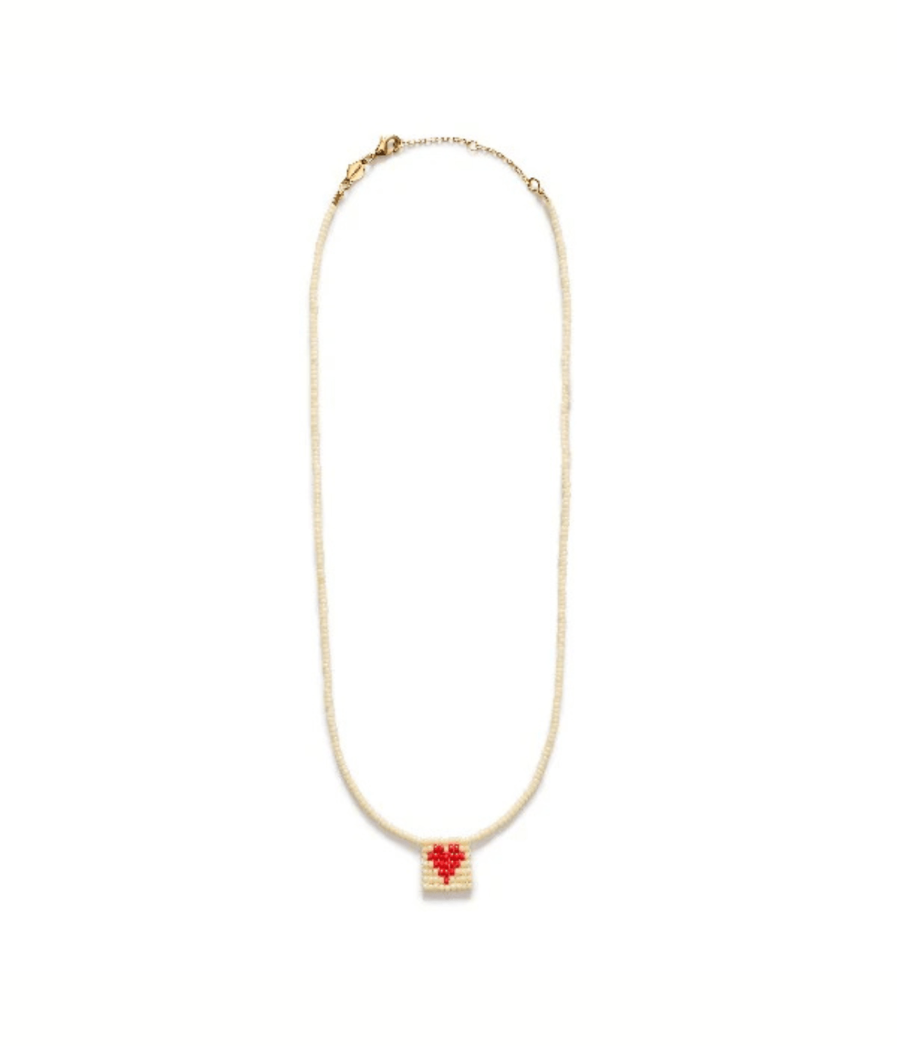YOU ARE LOVED NECKLACE | ECRU | ANNI LU ANNI LU YOU ARE LOVED NECKLACE | ECRU