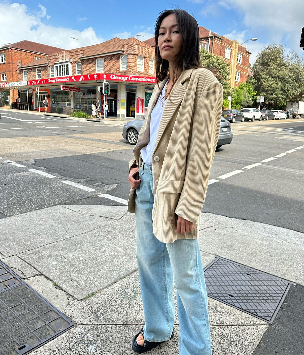 YURI BLAZER- CREMA | LEE MATHEWS | LEE MATHEWS YURI BLAZER- CREMA