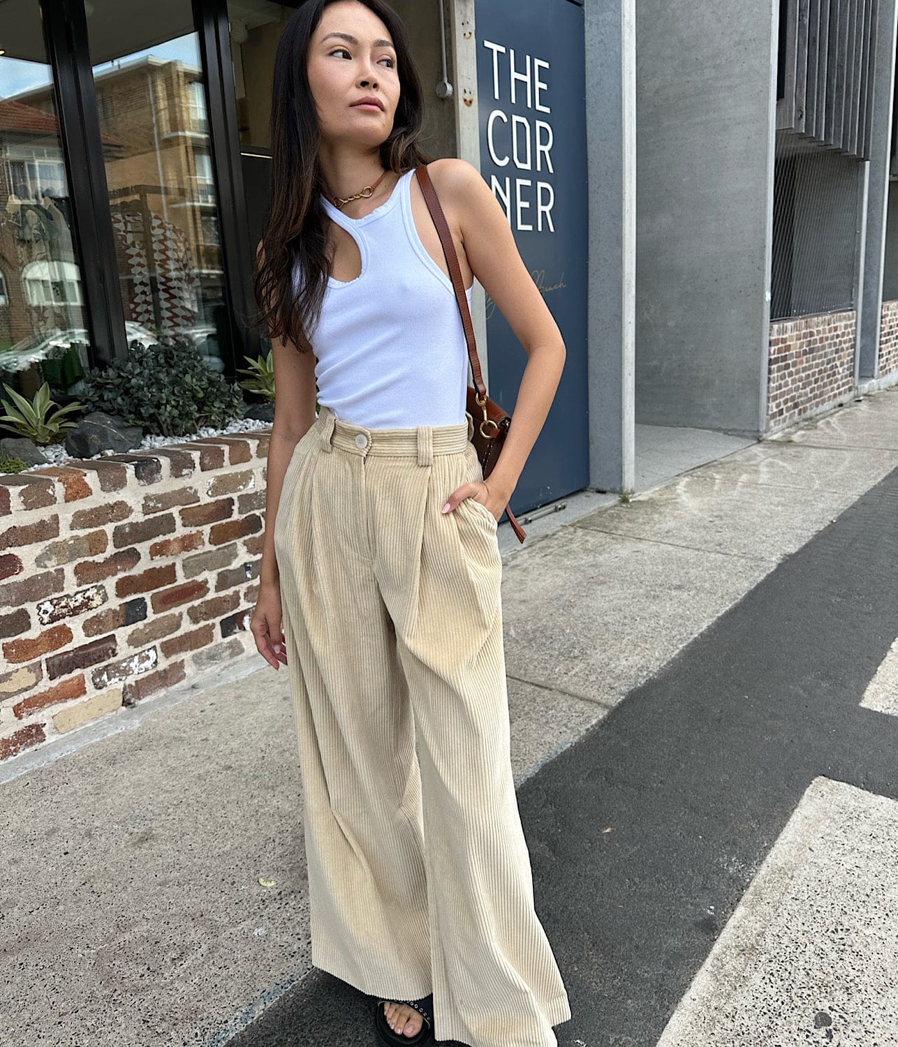 YURI PANT- CREMA | LEE MATHEWS | LEE MATHEWS YURI PANT- CREMA