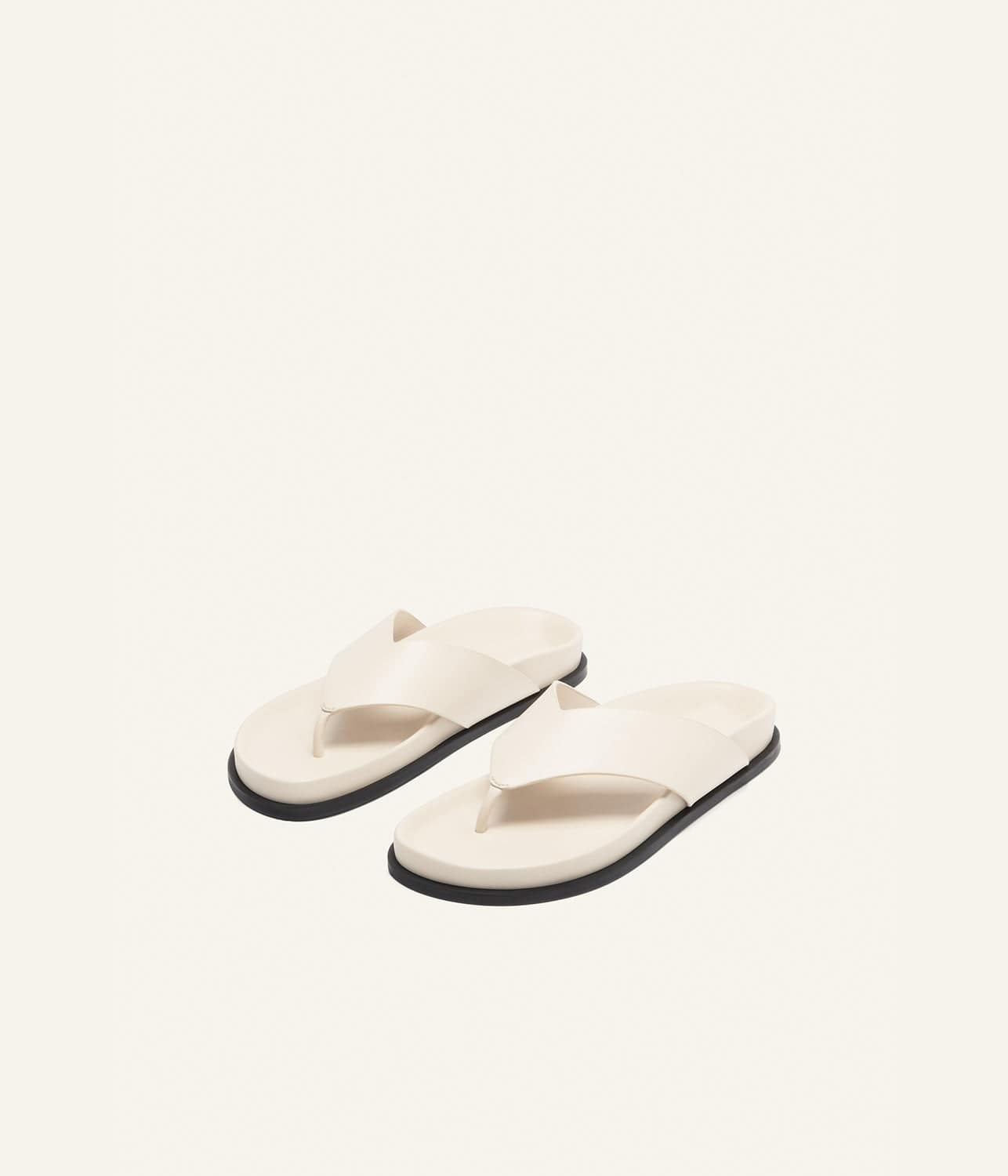 A.EMERY ALMA SANDAL - EGGSHELL